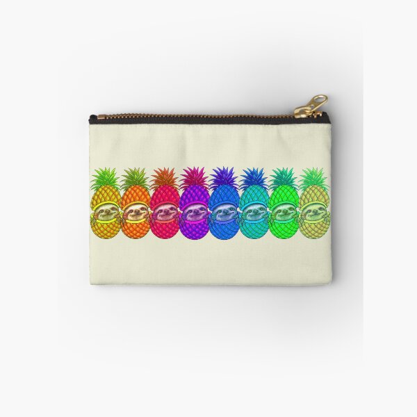 Item preview, Colorful Sloths in Pineapples designed and sold by MinimalSketches.
