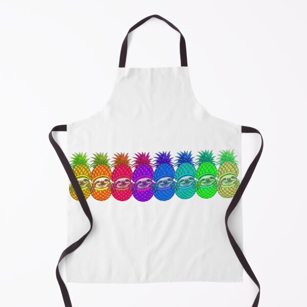 Item preview, Colorful Sloths in Pineapples designed and sold by MinimalSketches.
