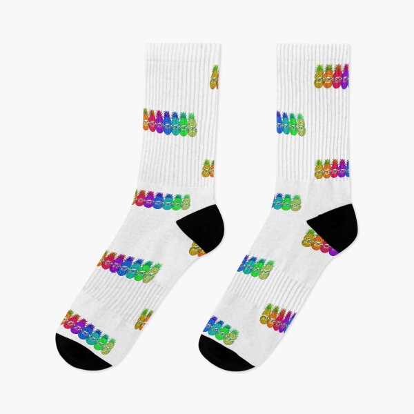 Item preview, Colorful Sloths in Pineapples designed and sold by MinimalSketches.