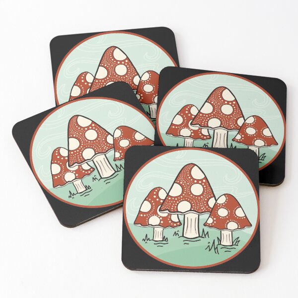 Item preview, Red Toadstool Wonderland Mushrooms designed and sold by emilyunderworld.