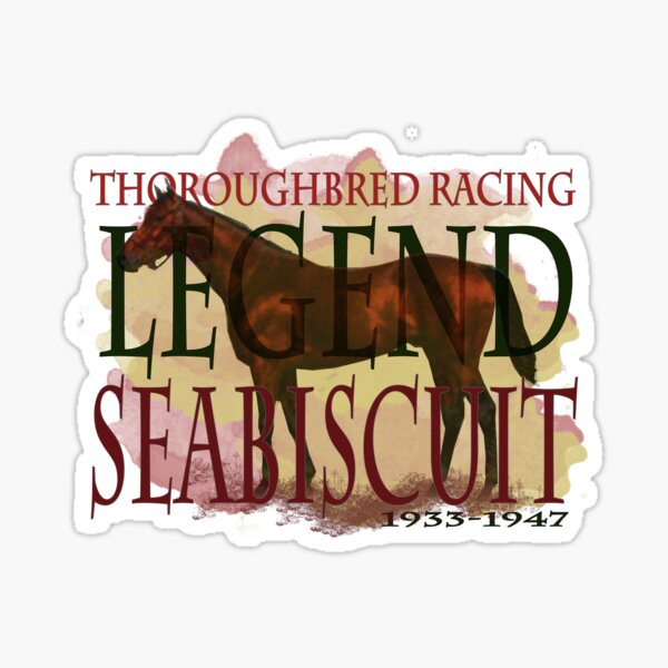Vista previa del artículo con la obra «Seabiscuit - Leyenda de las carreras de caballos pura sangre», diseñado y vendido por Ginny Luttrell.