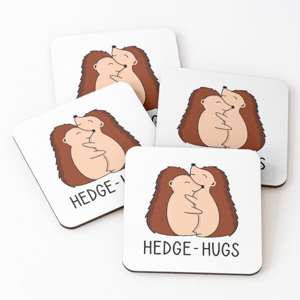 Item preview, Hedge-hugs. Two cute hedgehogs hugging. designed and sold by TashaVector.