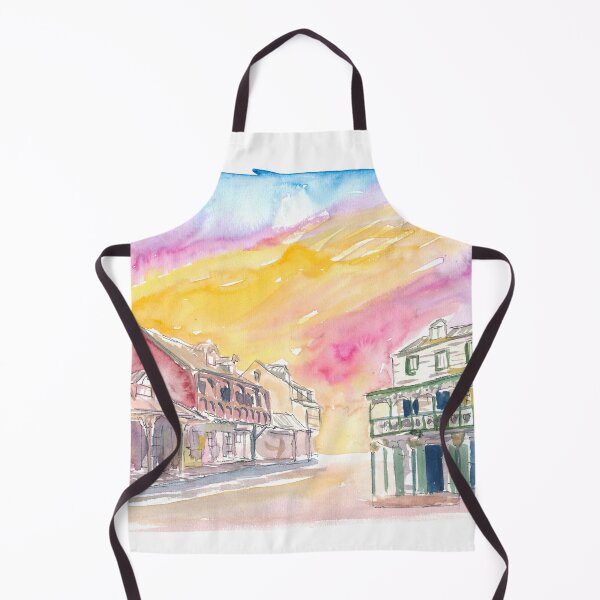 Item preview, St Lucia Soufriere Street Scene in Golden Sunlight designed and sold by artshop77.
