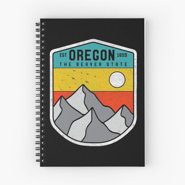 Item preview, Oregon The Beaver State Retro Mountain Souvenir designed and sold by merchzy.
