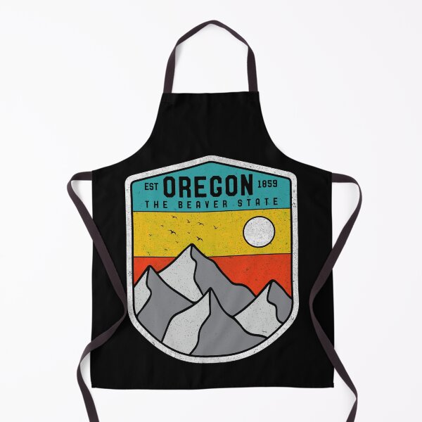 Item preview, Oregon The Beaver State Retro Mountain Souvenir designed and sold by merchzy.