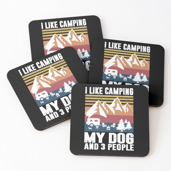 Item preview, I Like Camping My Dog And Three People Funny Camper  designed and sold by merch8002.