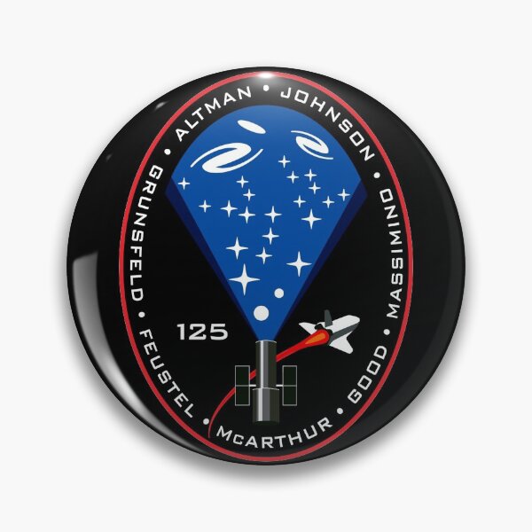 Item preview, STS-125 Patch Insignia NASA Retro Style Vintage Emblem designed and sold by kawrdesigns.