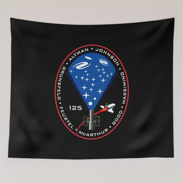 Item preview, STS-125 Patch Insignia NASA Retro Style Vintage Emblem designed and sold by kawrdesigns.