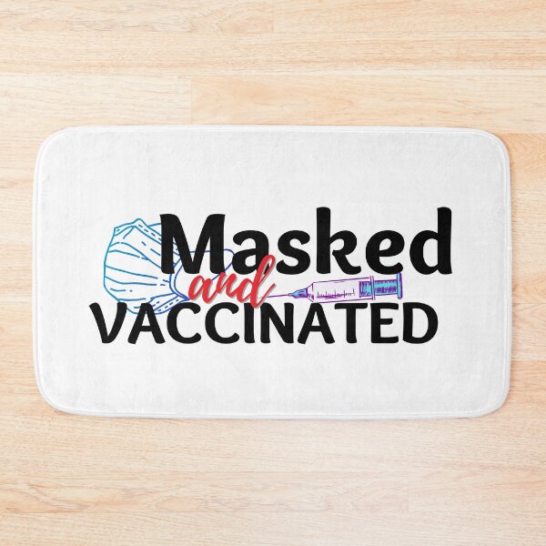 Item preview, Masked and Vaccinated #3 designed and sold by DocTeen.