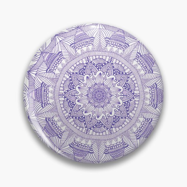 Artikelvorschau, Lila Mandala entworfen und verkauft von Artzy-stickers.