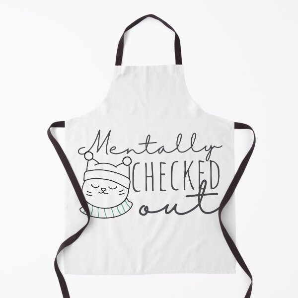 Item preview, Mentally Checked Out Happy Cat Black Design designed and sold by SweetAndSpice.