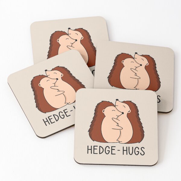 Item preview, Hedgehugs. Two cute hedgehogs hugging. designed and sold by TashaVector.