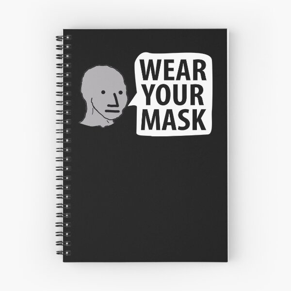 Item preview, NPC wojak "Wear Your Mask" sheep lemming Coronavirus covid anti mask covid19 Totalitarian 1984 Troll  designed and sold by question-it.