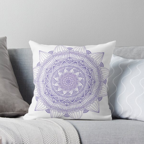 Item preview, Pale purple mandala designed and sold by Artzy-stickers.