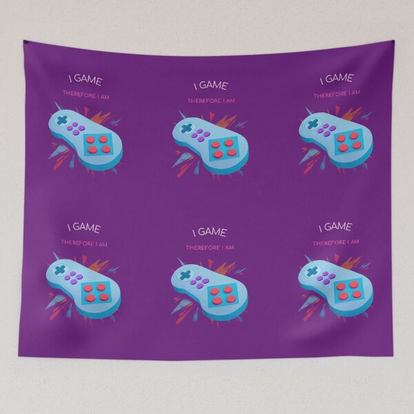 Item preview, I GAME THEREFORE I AM  designed and sold by EveBurbul.