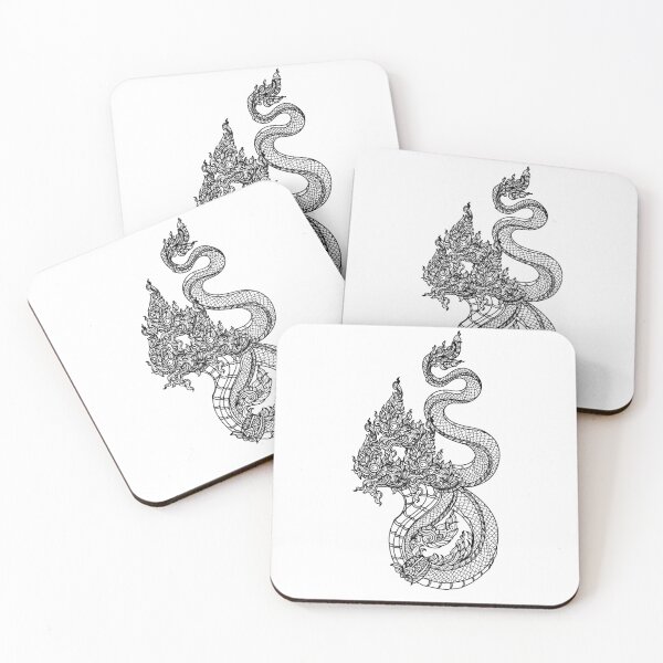 Item preview, Thai Dragon Thai Beleive ' payanark ' Tattoo Design designed and sold by Wisit Thongngam.