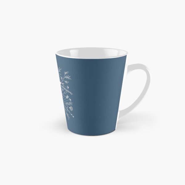 Botanical Letter Y (Lake Blue) Tall Mug