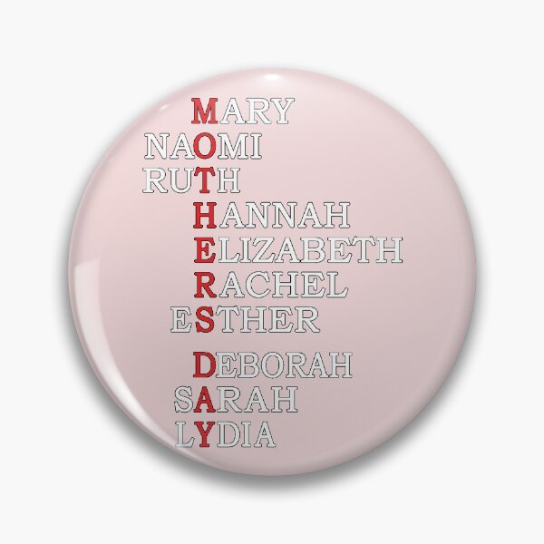 Item preview, Mothers day Acronym, Biblical Characters  designed and sold by Feline Rockstars.