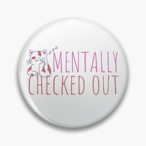 Item preview, Mentally Checked Out Bored Cat Design designed and sold by SweetAndSpice.