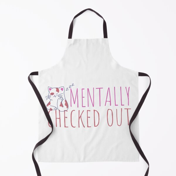Item preview, Mentally Checked Out Bored Cat Design designed and sold by SweetAndSpice.