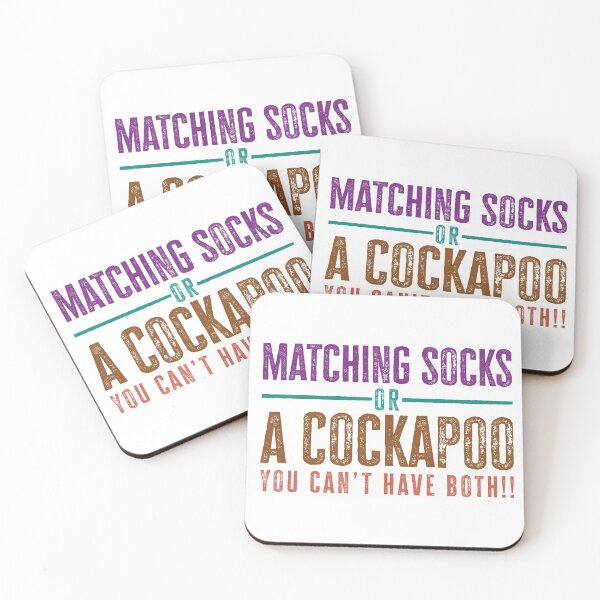 Item preview, Matching socks or a Cockapoo......you can't have both designed and sold by CarpenterPhoto.