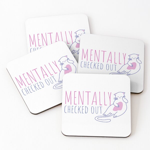 Item preview, Mentally Checked Out Sleeping Cat Design designed and sold by SweetAndSpice.