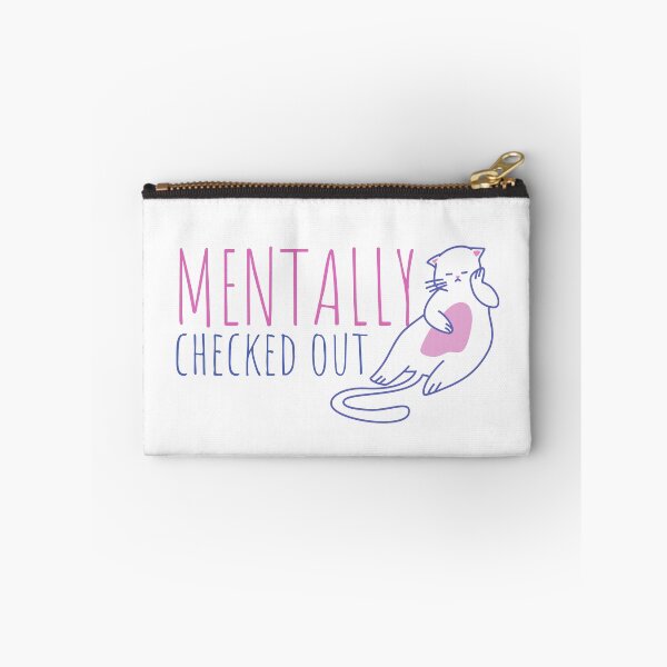 Item preview, Mentally Checked Out Sleeping Cat Design designed and sold by SweetAndSpice.