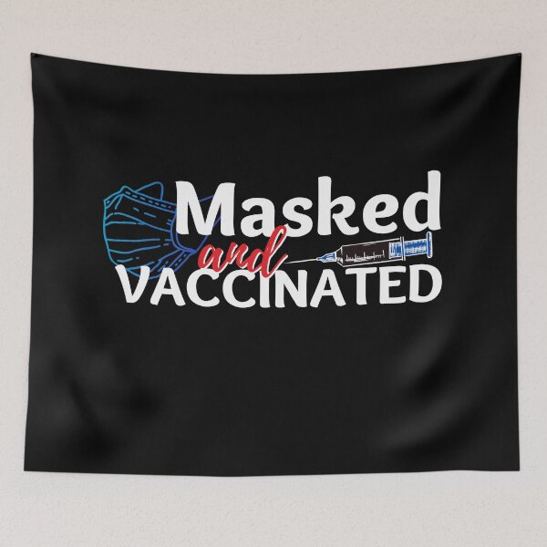 Item preview, Masked and Vaccinated #4 designed and sold by DocTeen.