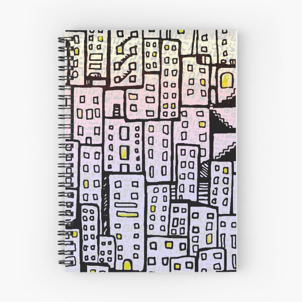 Item preview, City at Sunset Pattern - Pastel Ombre Purple, Pink, Yellow designed and sold by Michelebuttons.
