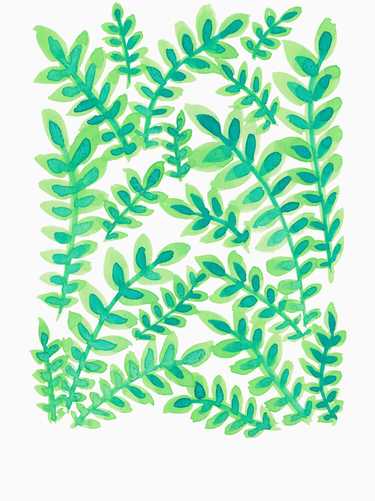 Thumbnail 3 of 3, Baseball ¾ Sleeve T-Shirt, Greens designed and sold by lauramaxwell.