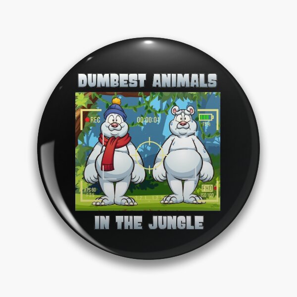 Item preview, Dumbest Animals In The Jungle designed and sold by HappySchnapper.