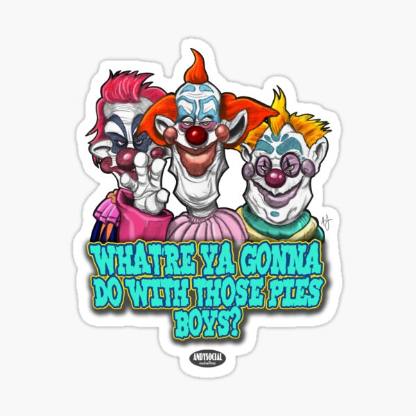 Killer Klowns Sticker