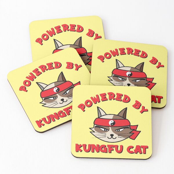 Item preview, Powered By Kungfu Cat Design  designed and sold by NightGleam.