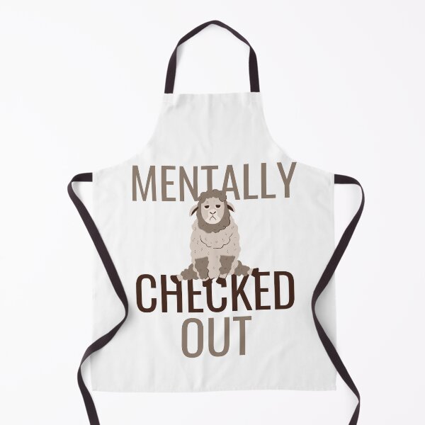 Item preview, Mentally Checked Out Sad Lamb Design designed and sold by SweetAndSpice.