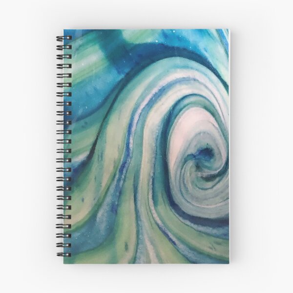 Item preview, Glassy swirl - beautiful turquoise, green and white Mediterranean colours. designed and sold by LizziesSpace.
