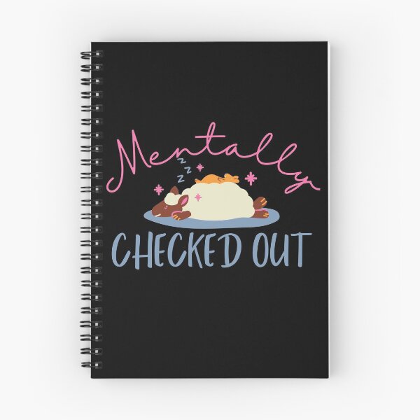 Item preview, Mentally Checked Out Sleeping Lamb Design designed and sold by SweetAndSpice.