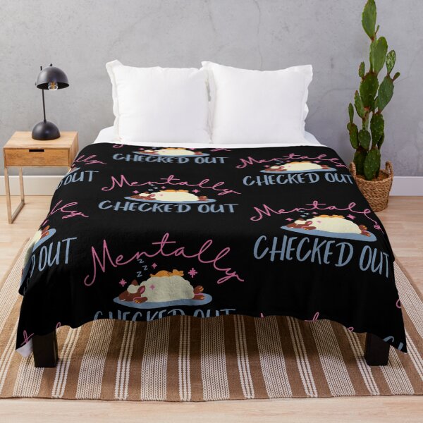 Item preview, Mentally Checked Out Sleeping Lamb Design designed and sold by SweetAndSpice.