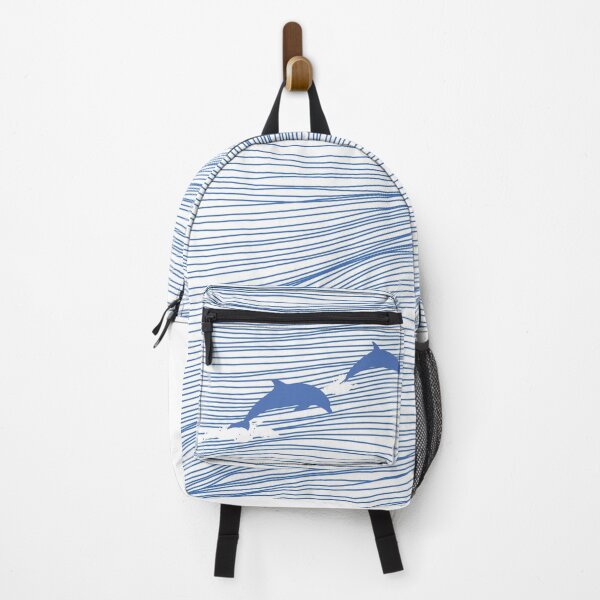 Item preview, Blue Ocean Waves Line Art designed and sold by SurfolioPrints.