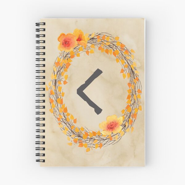 Item preview, Kenaz Rune | Elder Futhark Norse Runes Alphabet designed and sold by Time Nomads.