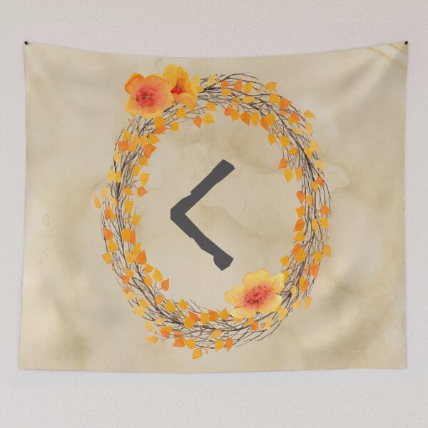 Item preview, Kenaz Rune | Elder Futhark Norse Runes Alphabet designed and sold by Time Nomads.