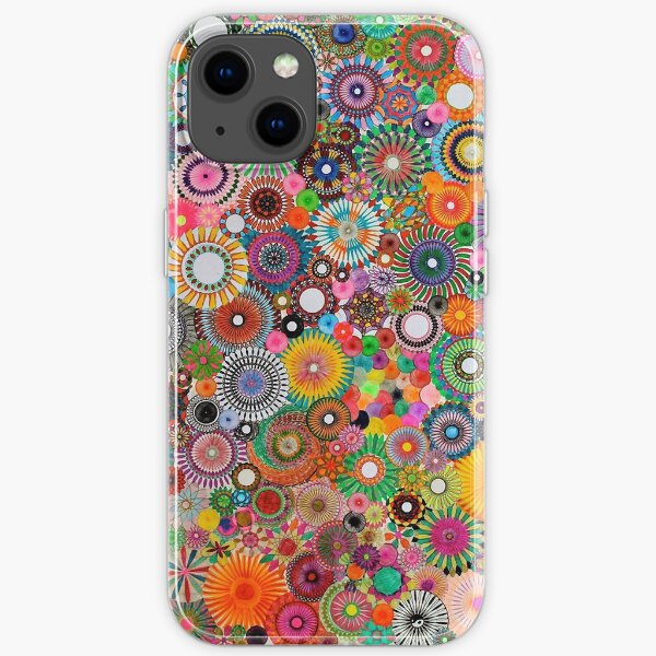 Childhood Dreams, a colourful spirograph drawing! iPhone Soft Case