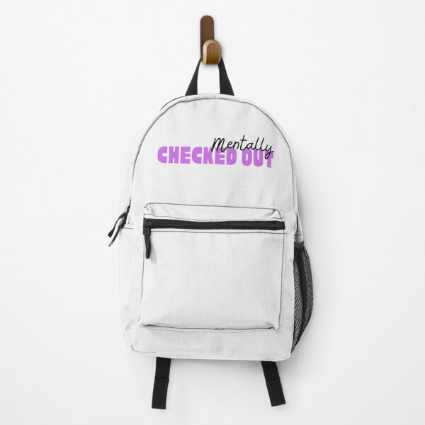 Item preview, Mentally Checked Out Black and Purple Design designed and sold by SweetAndSpice.
