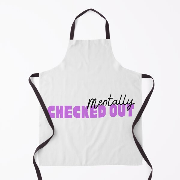 Item preview, Mentally Checked Out Black and Purple Design designed and sold by SweetAndSpice.
