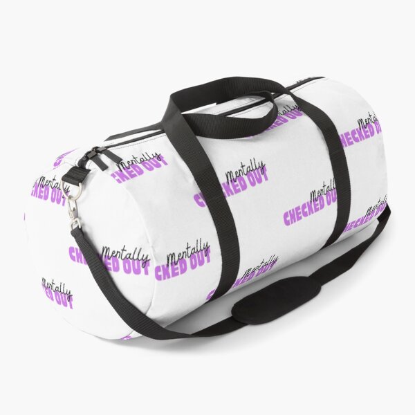 Item preview, Mentally Checked Out Black and Purple Design designed and sold by SweetAndSpice.