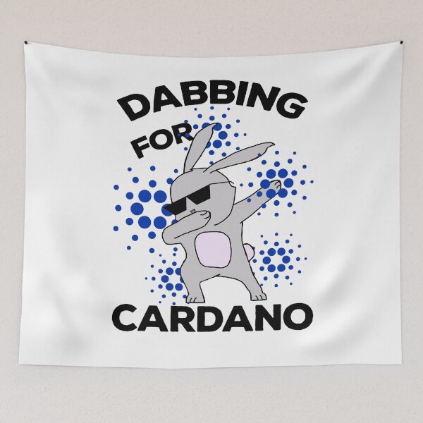 Item preview, Dabbing Bad Bunny with Glasses for Cardano Gift for crypto investrors designed and sold by hyggekrog.