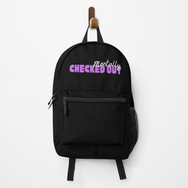 Item preview, Mentally Checked Out White and Purple Design designed and sold by SweetAndSpice.