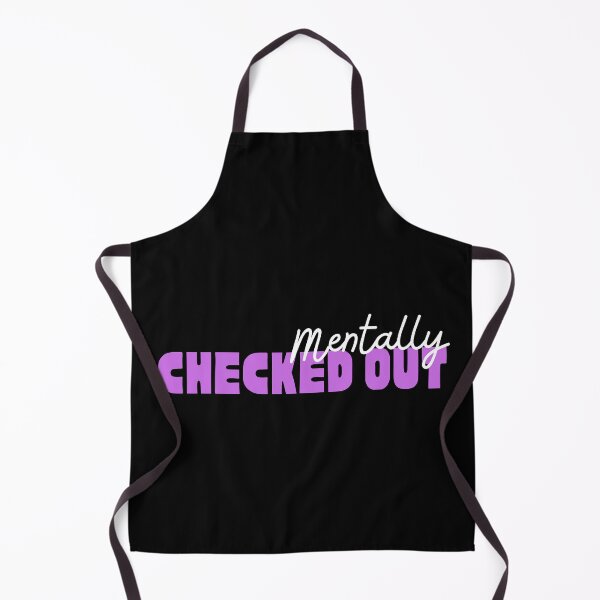 Item preview, Mentally Checked Out White and Purple Design designed and sold by SweetAndSpice.