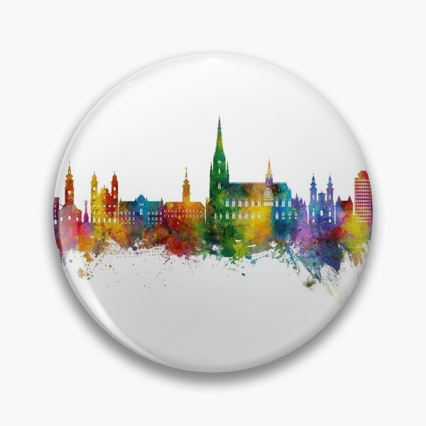 Item preview, Linz Austria Skyline designed and sold by ArtPrints.