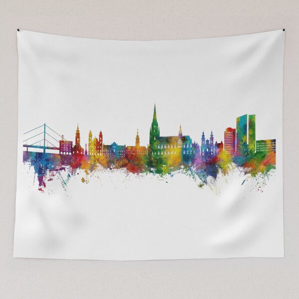 Item preview, Linz Austria Skyline designed and sold by ArtPrints.