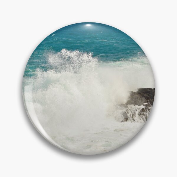 Item preview, Wild Waves Breaking on Rocks of a Tropical Island designed and sold by GMApperal.